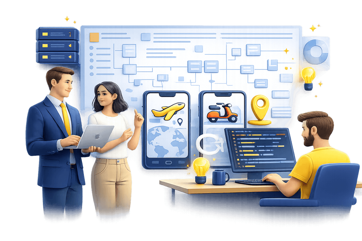 RovApps app development illustration